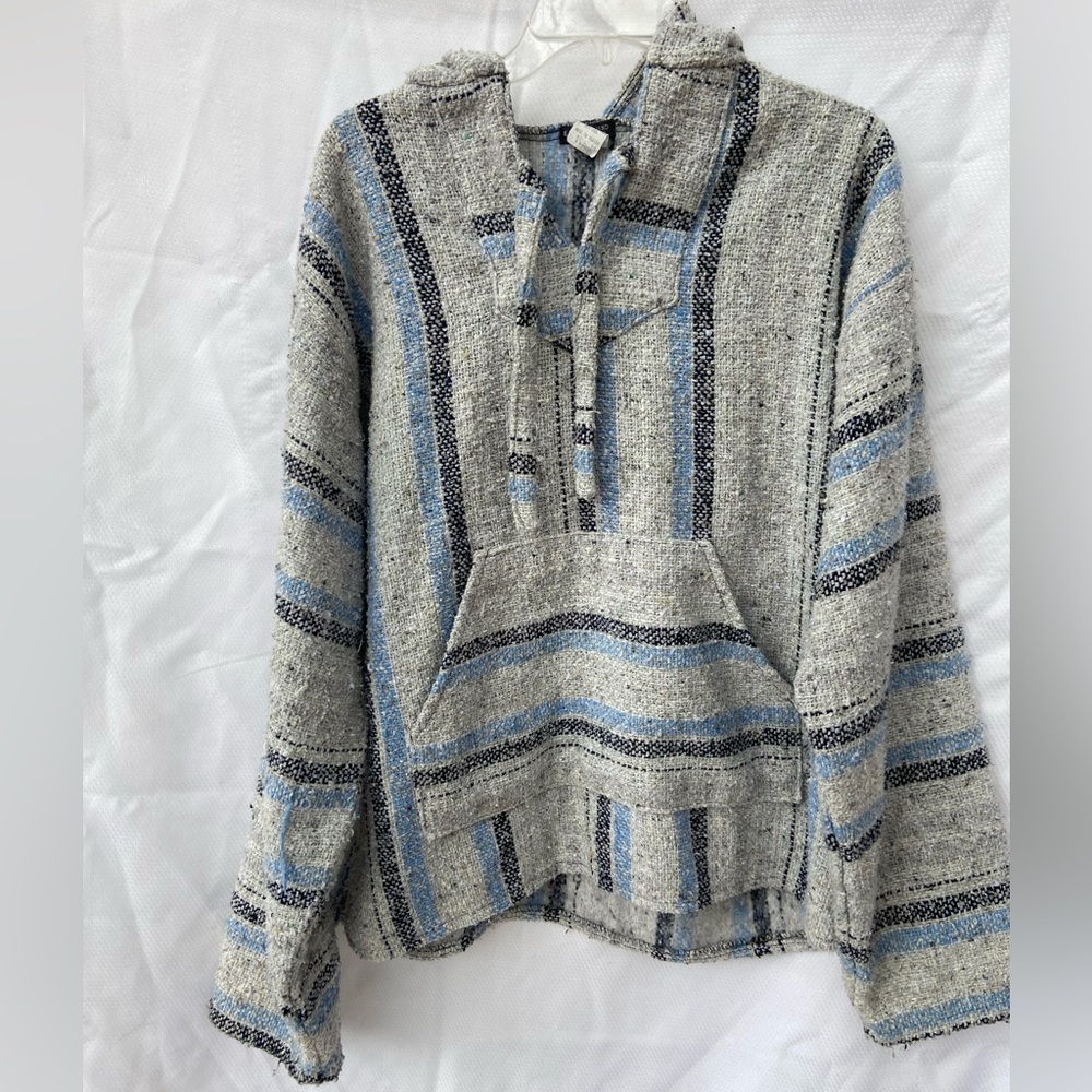 Earthbound Baja pullover hoodie / drug rug hoodie